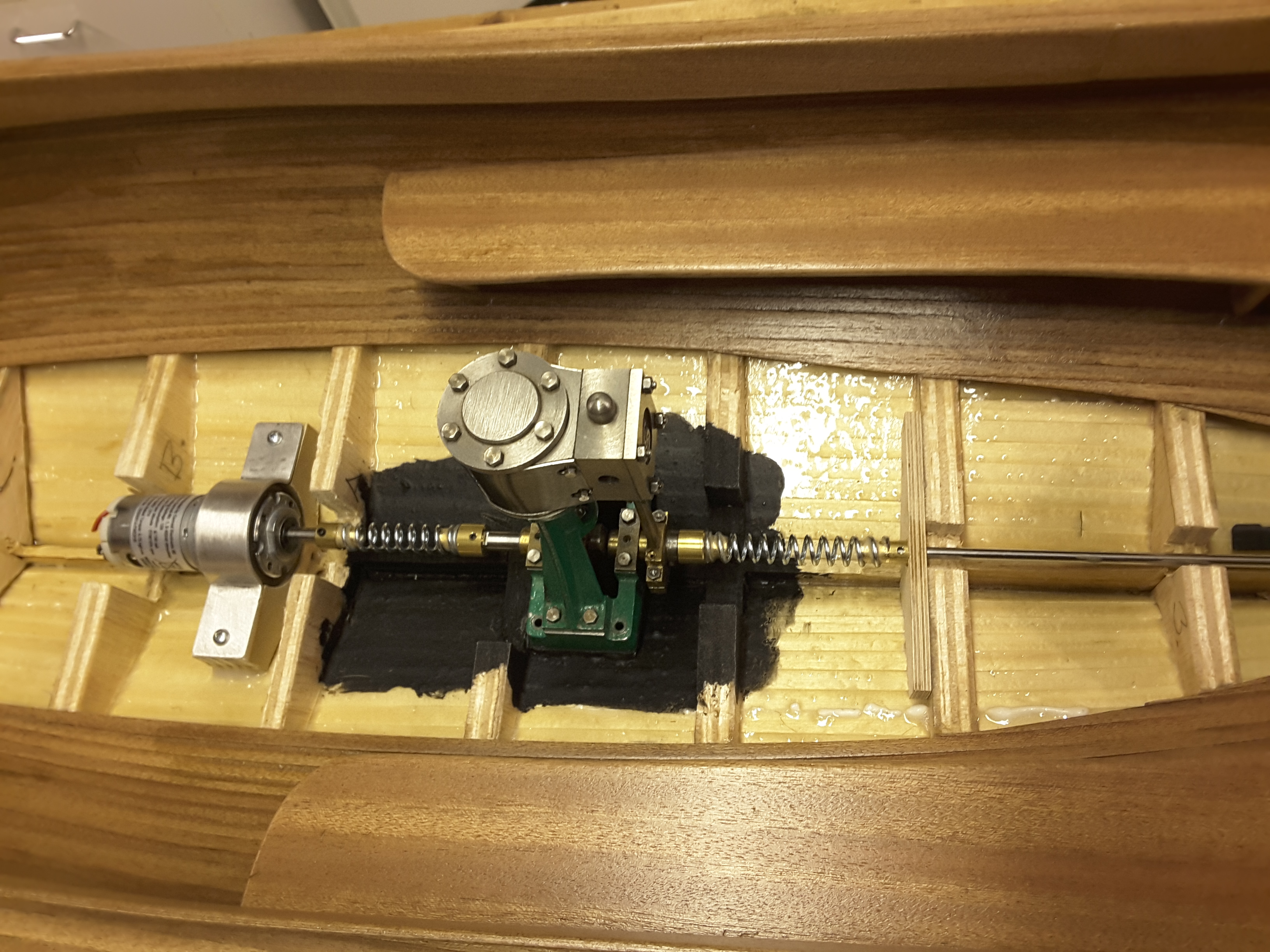 Rod Sloop Engine Open sloop with false engine | Home Model Engine Machinist Forum