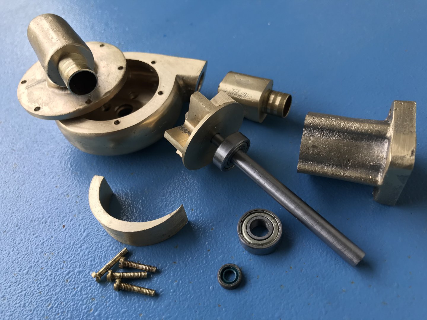 Bugatti straight 8 cylinder with blower, design, 3D printed molds ...